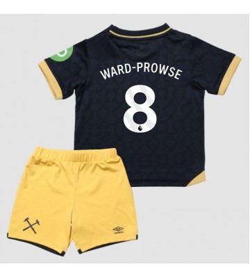 West Ham United James Ward-Prowse #8 Tredjetrøje Børn 2025-26 Kortærmet (+ Korte bukser)